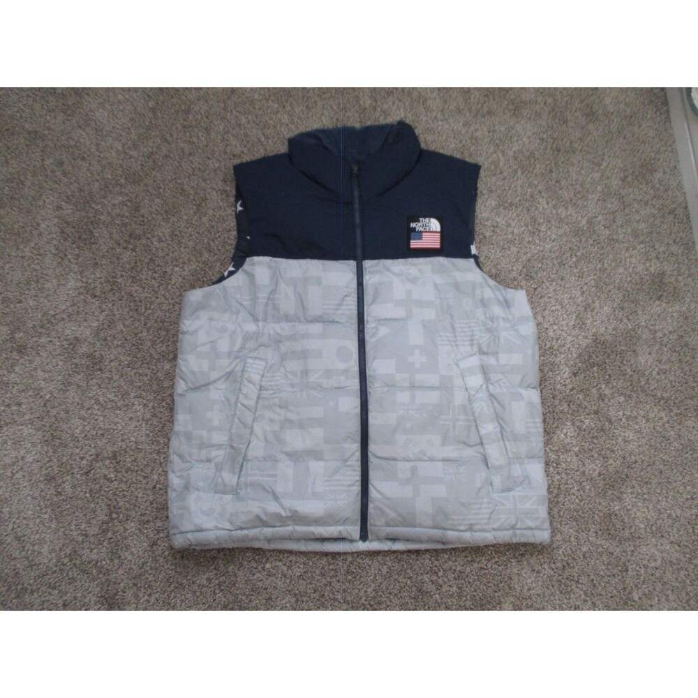 The North Face USA Olympic Nuptse International collection Down 700 Vest XL Mens